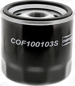 Champion COF100103S - Filtru ulei parts5.com