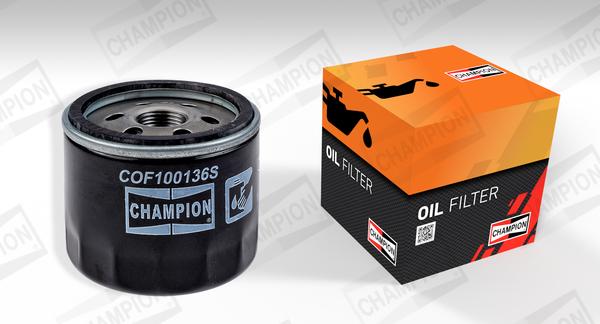 Champion COF100136S - Õlifilter parts5.com