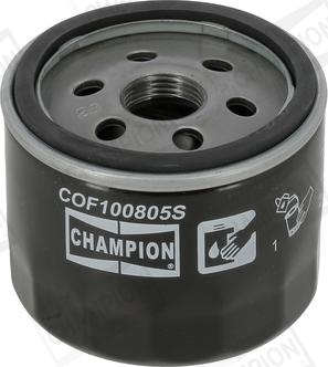 Champion COF100805S - Filtre à huile parts5.com