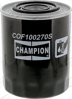 Champion COF100270S - Маслен филтър parts5.com