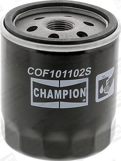 Champion COF101102S - Filtro de aceite parts5.com