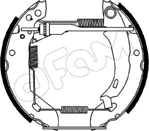 Cifam 151-039 - Fren pabuç takımı parts5.com