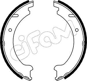 Cifam 153-478 - Komplet zavorne celjusti, rocna zavora parts5.com