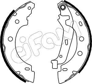 Cifam 153-355 - Комплект тормозных колодок, барабанные parts5.com