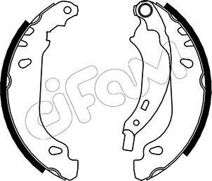 Cifam 153-356 - Σετ σιαγόνων φρένων parts5.com