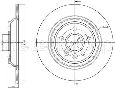 Cifam 800-992C - Disc frana parts5.com