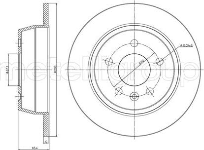 Cifam 800-417 - Féktárcsa parts5.com