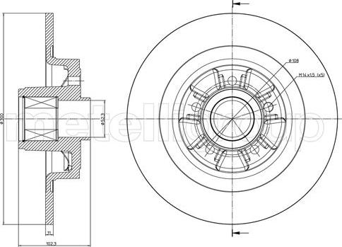 NATIONAL NBD1781 - Brzdový kotouč parts5.com