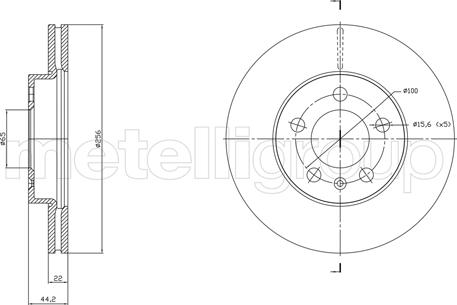 Cifam 800-1843C - Δισκόπλακα parts5.com