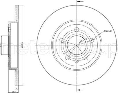 Cifam 800-855C - Disco de freno parts5.com