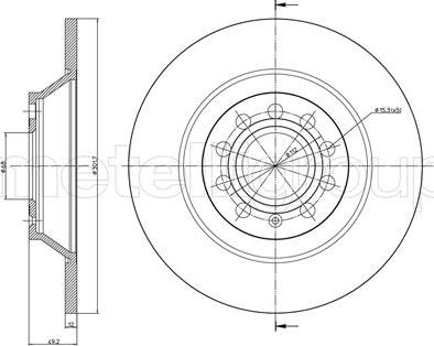 Cifam 800-865C - Brake Disc parts5.com