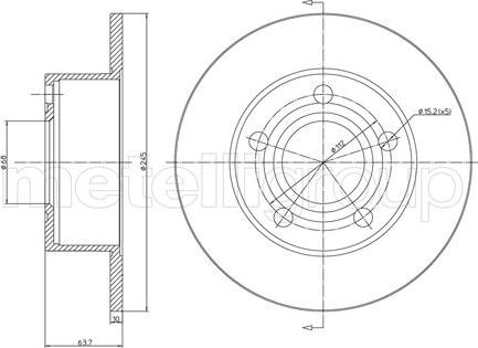 Cifam 800-395C - Δισκόπλακα parts5.com