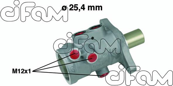 Cifam 202-555 - Főfékhenger parts5.com