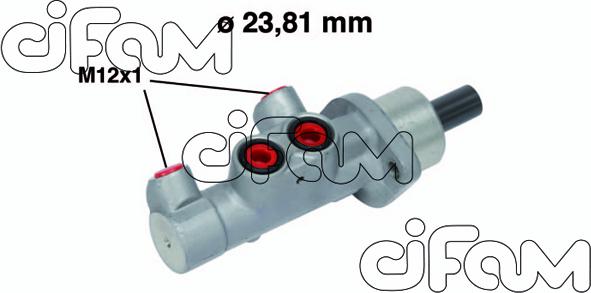 Cifam 202-587 - Főfékhenger parts5.com