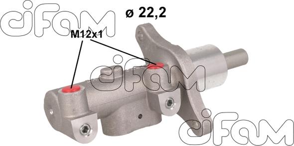 Cifam 202-1138 - Pompa centrala, frana parts5.com