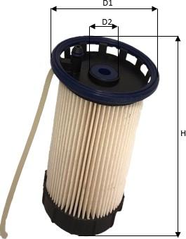 Clean Filters MG3621 - Filtro combustible parts5.com