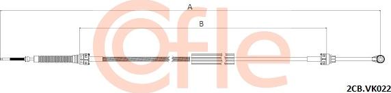 Cofle 92.2CB.VK022 - Трос, ступенчатая коробка передач parts5.com