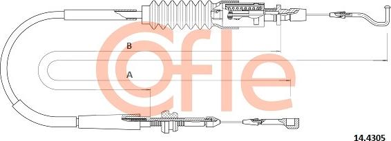 Cofle 14.4305 - Gaasitross parts5.com