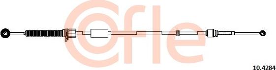 Cofle 10.4284 - Cable de accionamiento, caja de cambios parts5.com