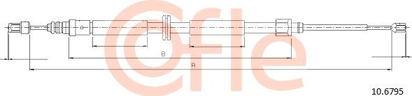 Cofle 10.6795 - Zicovod,rocna zavora parts5.com