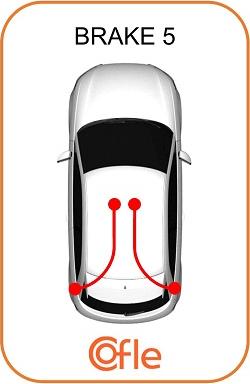 Cofle 10.5234 - Cable de accionamiento, freno de estacionamiento parts5.com
