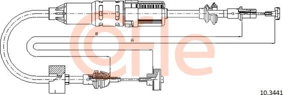 Cofle 92.10.3441 - Clutch Cable parts5.com