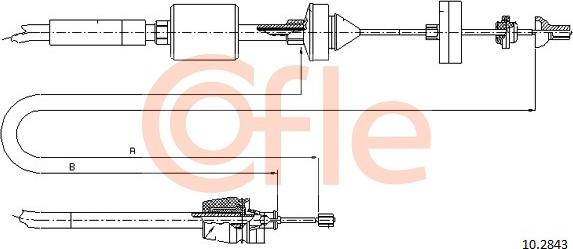 Cofle 92.10.2843 - Tross,sidurikasutus parts5.com