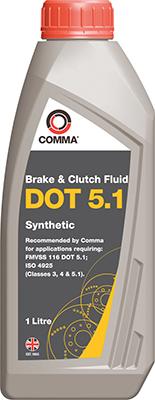 Comma BF51L - Líquido de frenos parts5.com