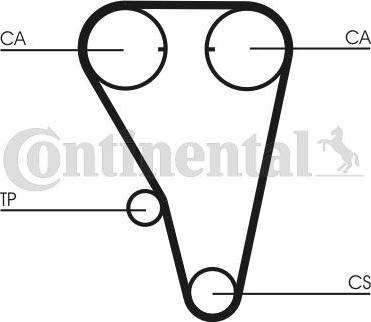 Continental CTAM CT 803 - Correa dentada parts5.com