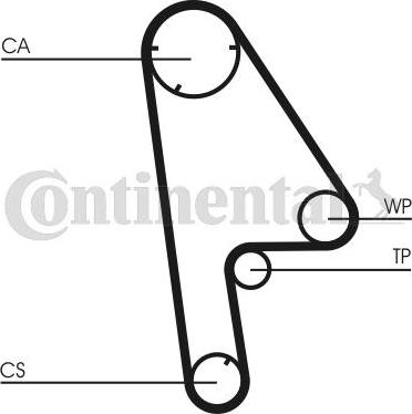 Continental CTAM CT 763 - Correa dentada parts5.com