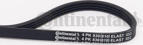 Continental CTAM 4 PK 830 ELAST - Correa trapecial poli V parts5.com