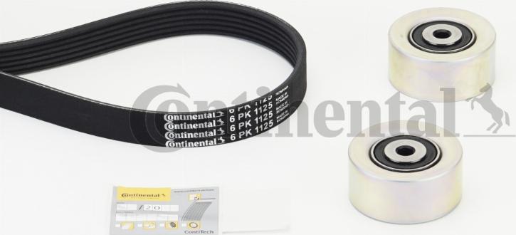 Continental CTAM 6PK1125K1 - Soonrihmakomplekt parts5.com