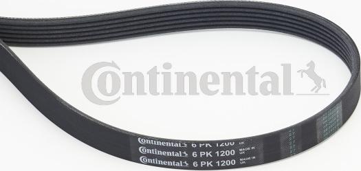 Continental CTAM 6PK1200 - Curea transmisie cu caneluri parts5.com