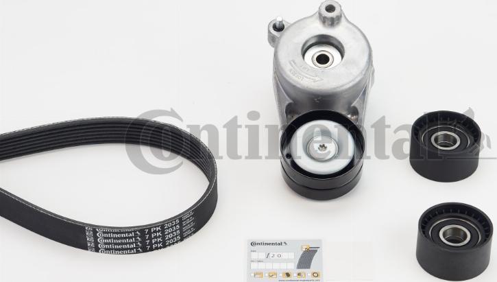 Continental CTAM 7PK2035K1 - Komplet rebrastega jermena parts5.com