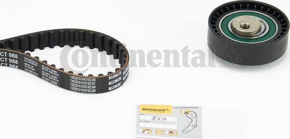 Continental CTAM CT 988 K3 - Zestaw paska rozrządu parts5.com