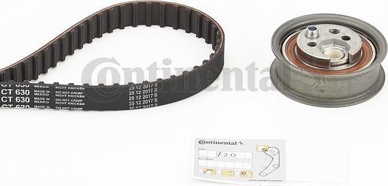 Continental CTAM CT 630 K4 - Komplet (kit) zobatega jermena parts5.com