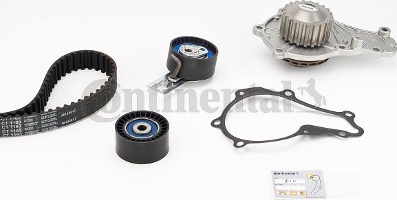 Continental CTAM CT1163WP1 - Bomba de agua + kit correa distribución parts5.com