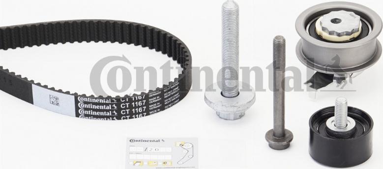 Continental CTAM CT1167K4 - Sada rozvodového řemene parts5.com