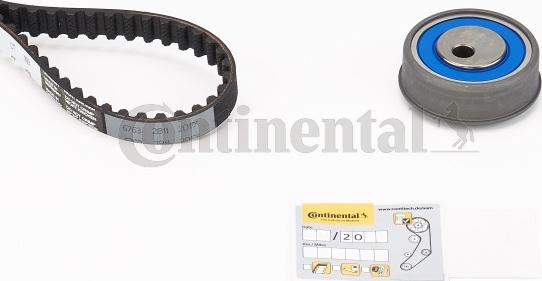 Continental CTAM CT 1109 K2 - Комплект ангренажен ремък parts5.com