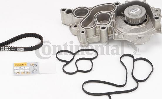 Continental CTAM CT1185WP1 - Αντλία νερού + σετ οδοντωτού ιμάντα parts5.com