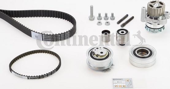 Continental CTAM CT 1139 WP8 PRO - Водяной насос + комплект зубчатого ремня parts5.com