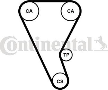 Continental CTAM CT 1240 - Timing Belt parts5.com