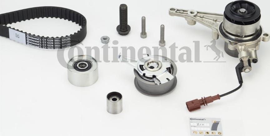 Continental CTAM CT1229WP1 - Set pompa apa + curea dintata parts5.com