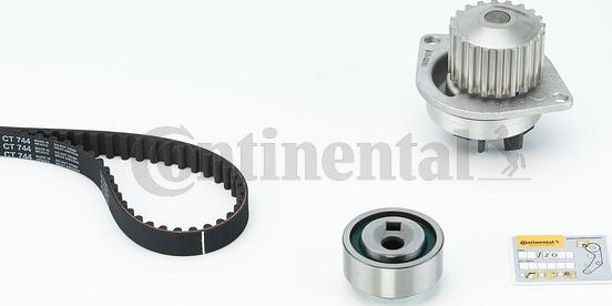 Continental CTAM CT 744 WP1 - Su pompası + Triger kayışı seti parts5.com