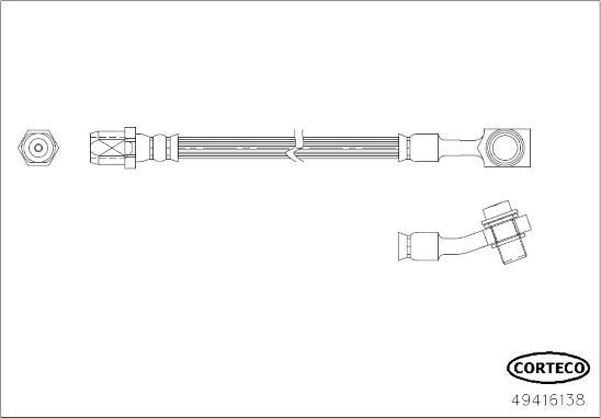 Corteco 49416138 - Brake Hose parts5.com