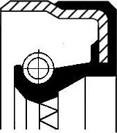 Corteco 49364336 - Simering, diferential parts5.com