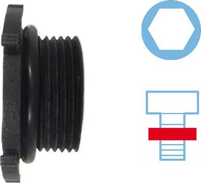 Corteco 49362592 - Zárócsavar, olajteknő parts5.com