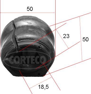 Corteco 49371890 - Lożiskové puzdro stabilizátora parts5.com