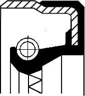 Corteco 01035820B - Семеринг, автоматична трансмисия parts5.com