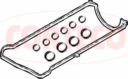 Corteco 026589P - Gasket, cylinder head cover parts5.com